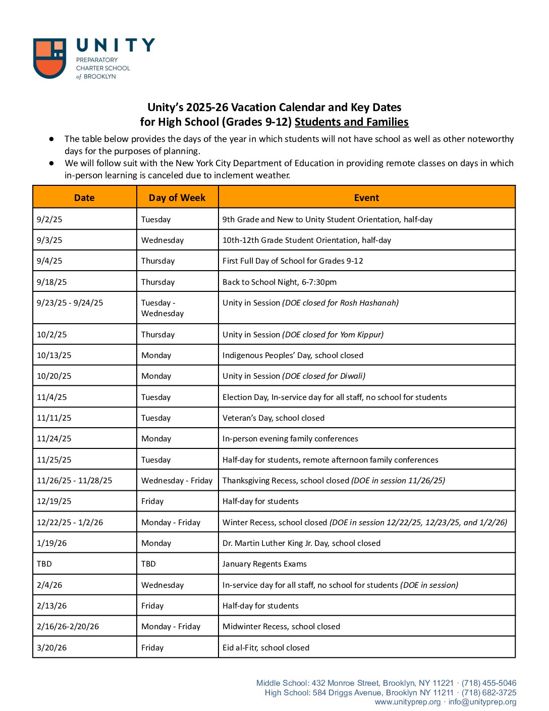 2025-26 Key Dates and Vacation Calendar_HS Families_04252025 (2