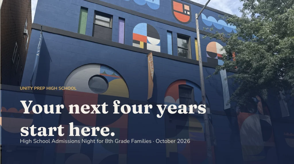 Unity High information session: Your next four years start here