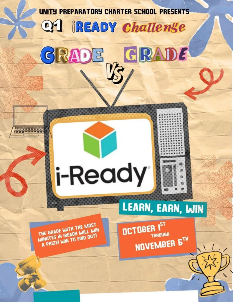 Unity Middle i-Ready Challenge, October 1–November 5