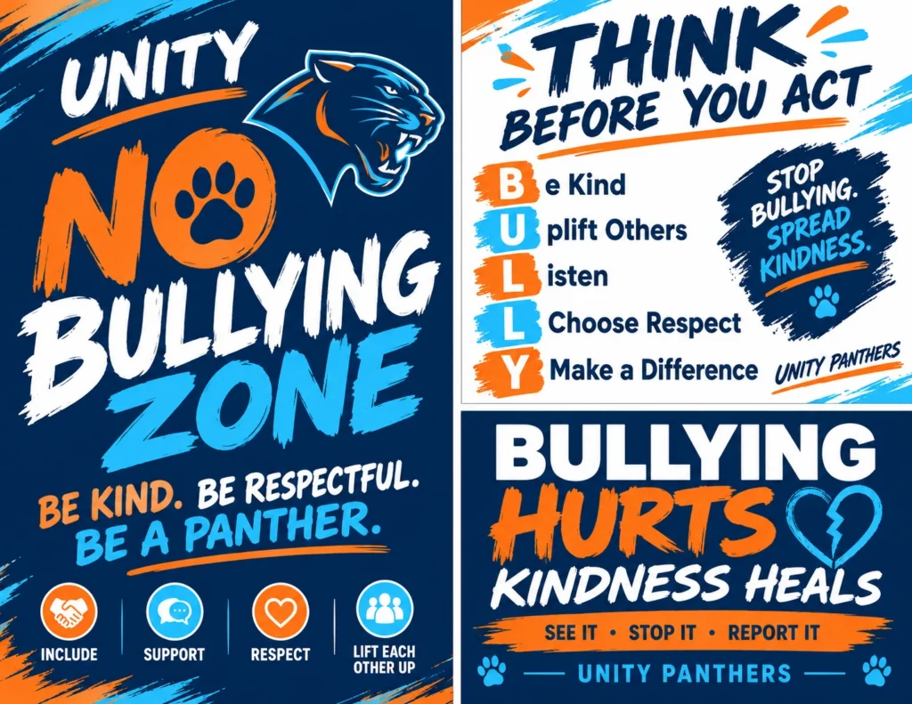 Unity anti-bullying awareness campaign